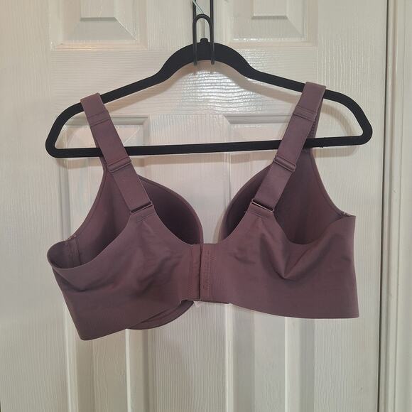 Cacique 40DD Lightly Lined Full Coverage purple underwire bra - Picture 2 of 4